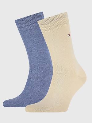 Beige Tommy Hilfiger 2-Pack Classic Men's Socks | TH129BJN