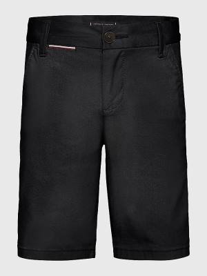 Black Tommy Hilfiger 1985 Essential Chino Shorts Boys' Pants | TH681HKU