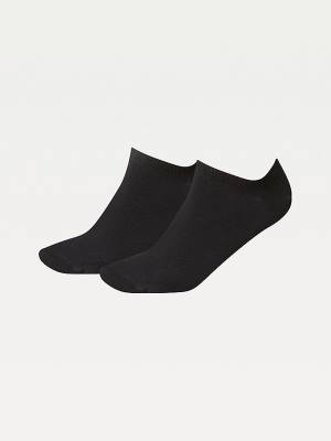 Black Tommy Hilfiger 2-Pack Trainer Women's Socks | TH934JDL