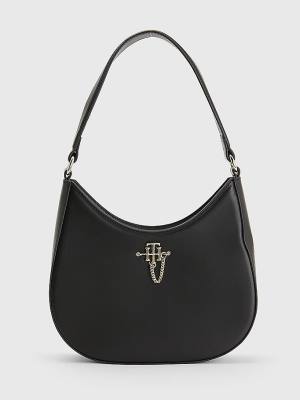 Black Tommy Hilfiger Chain Shoulder Women's Bags | TH025REO