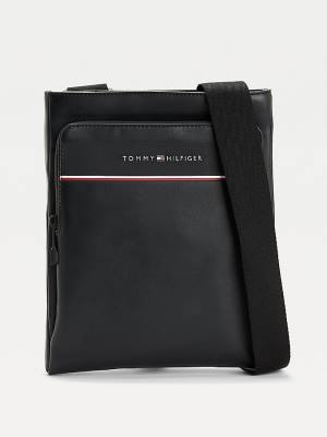 Black Tommy Hilfiger Commuter Crossover Men's Bags | TH780RZF