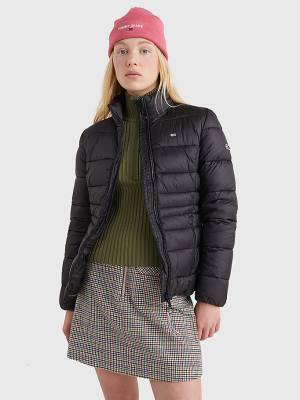 Black Tommy Hilfiger Down Quilted Women's Jackets | TH139QRW