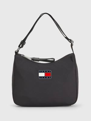 Black Tommy Hilfiger Festival Shoulder Women's Bags | TH068XLT