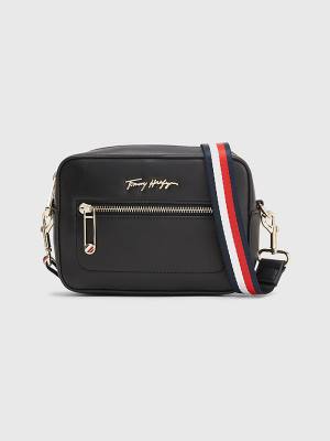 Black Tommy Hilfiger Iconic Camera Women's Bags | TH283SNF