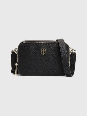 Black Tommy Hilfiger Monogram Camera Women's Bags | TH596GPR