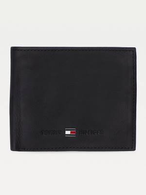 Black Tommy Hilfiger Small Bifold Card Men's Wallets | TH548IGT