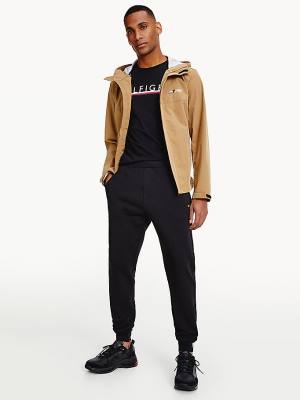 Black Tommy Hilfiger Sport Terry Joggers Men's Pants | TH064WEU