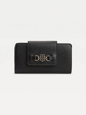 Black Tommy Hilfiger TH Club Slim Women's Wallets | TH529UBT