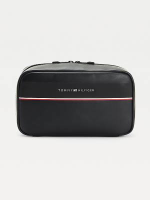 Black Tommy Hilfiger TH Tech Commuter Recycled Pouch Men's Bags | TH306EKH