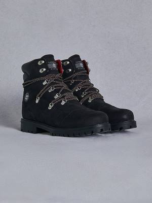 Black Tommy Hilfiger TOMMYXTIMBERLAND Waterproof Hiking Men's Boots | TH536SMI