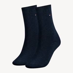 Blue Tommy Hilfiger 2-Pack Casual Women's Socks | TH467WFP