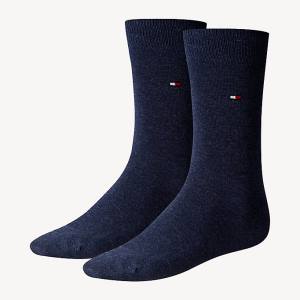 Blue Tommy Hilfiger 2-Pack Classic Men's Socks | TH719FTN