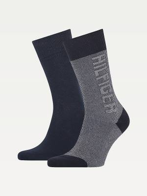 Blue Tommy Hilfiger 2-Pack Dot Women's Socks | TH459SGH