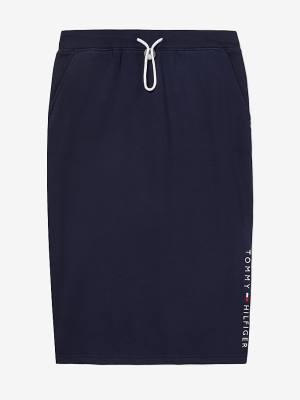 Blue Tommy Hilfiger Adaptive Logo Women's Skirts | TH501XFM