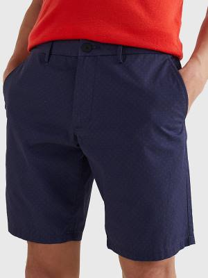 Blue Tommy Hilfiger Brooklyn Polka Dot Men's Shorts | TH735UEN