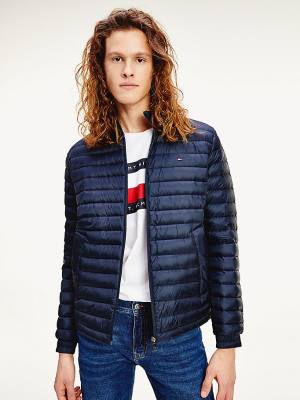 Blue Tommy Hilfiger CORE PACKABLE DOWN Men's Jackets | TH845WKI