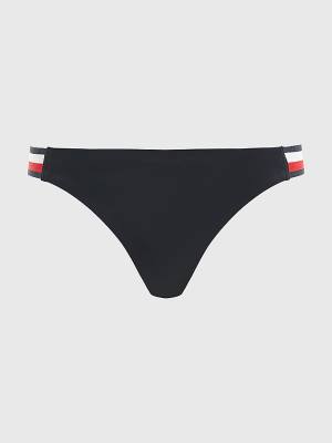 Blue Tommy Hilfiger Cheeky Fit Bikini Bottoms Women's Swimwear | TH850QZL