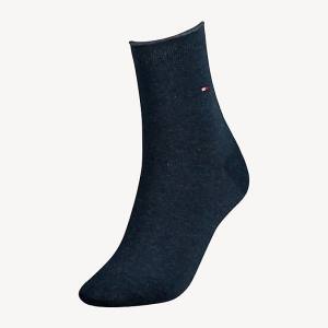 Blue Tommy Hilfiger Cotton Women's Socks | TH013VJR