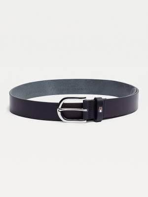 Blue Tommy Hilfiger Danny Leather Women's Belts | TH350HRG