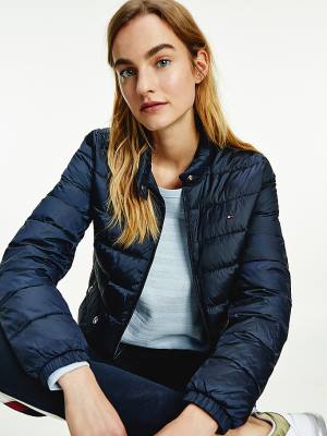 Blue Tommy Hilfiger Down-Filled Padded Women's Jackets | TH295QLO