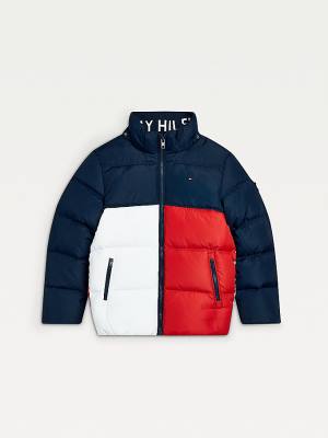 Blue Tommy Hilfiger Essential Down Boys' Jackets | TH058RSG