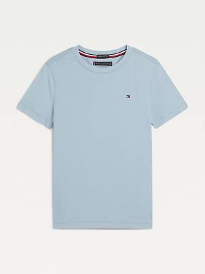 Blue Tommy Hilfiger Essential Organic Cotton Boys' T Shirts | TH530OWU