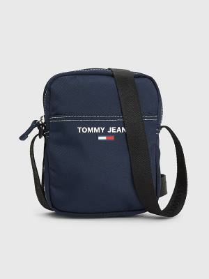 Blue Tommy Hilfiger Essential Reporter Crossover Men's Bags | TH625BTH