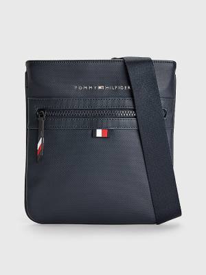 Blue Tommy Hilfiger Essential Small Crossover Men's Bags | TH021JOX