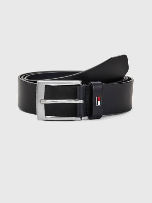 Blue Tommy Hilfiger Leather Flag Men's Belts | TH073WZT