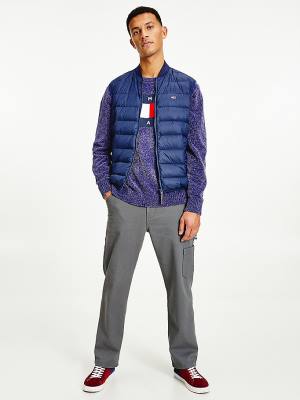 Blue Tommy Hilfiger Packable Light Down Vest Men's Jackets | TH905DGO