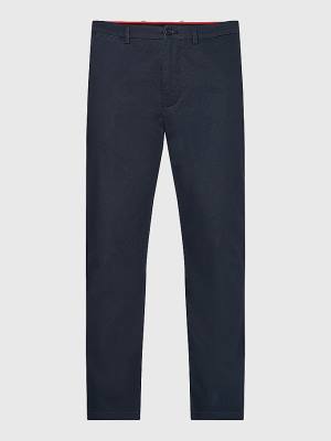 Blue Tommy Hilfiger Plus Printed Men's Pants | TH948ZMW