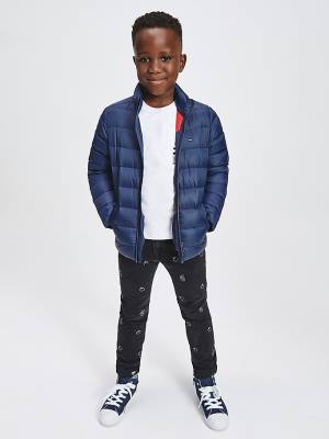 Blue Tommy Hilfiger Recycled Down Boys' Jackets | TH378RZQ