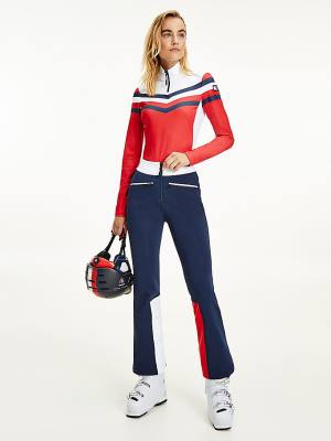 Blue Tommy Hilfiger Rossignol Colour-Blocked Ski Women's Pants | TH436LEC