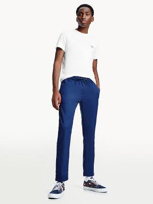 Blue Tommy Hilfiger Slim Fit Joggers Men's Pants | TH832QRU