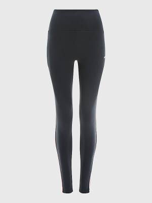 Blue Tommy Hilfiger Sport High Rise Tape Full Length Women's Leggings | TH428DOL