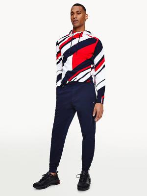 Blue Tommy Hilfiger Sport Terry Joggers Men's Pants | TH502FCD