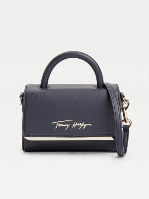 Blue Tommy Hilfiger TH Modern Small Bar Women's Bags | TH847RBS