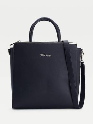 Blue Tommy Hilfiger TH Modern Tote Women's Bags | TH065AEI