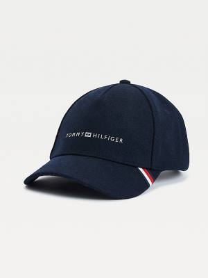 Blue Tommy Hilfiger Uptown Cap Men's Hats | TH725UZF