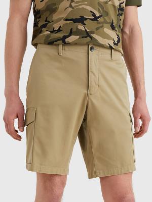 Brown Tommy Hilfiger 1985 Essential Harlem Relaxed Cargo Men's Shorts | TH052ZEN