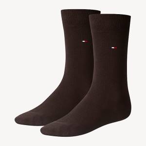 Brown Tommy Hilfiger 2-Pack Classic Men's Socks | TH287JWE