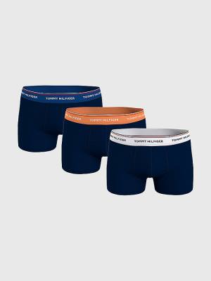 Brown Tommy Hilfiger 3-Pack Premium Essential Trunks Men's Underwear | TH295VYB