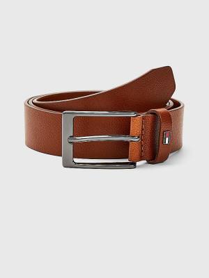 Brown Tommy Hilfiger Layton Adjustable Leather Men's Belts | TH950AXC