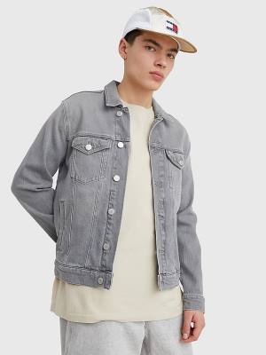 Denim Tommy Hilfiger Denim Trucker Men's Jackets | TH419SEA