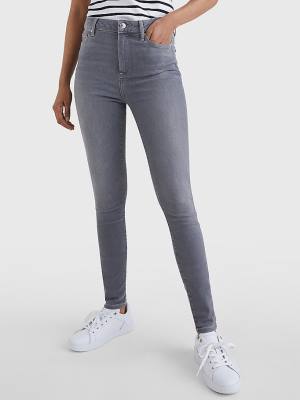 Denim Tommy Hilfiger Harlem High Rise Super Skinny Women's Jeans | TH574WTA