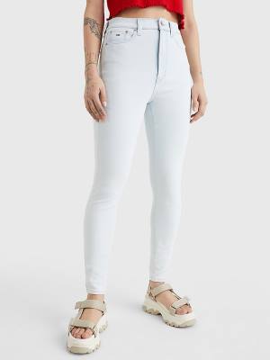 Denim Tommy Hilfiger Melany Ultra High Rise Super Skinny Women's Jeans | TH503BGD