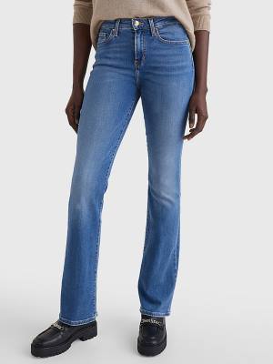 Denim Tommy Hilfiger Mid Rise Bootcut Women's Jeans | TH402VDL