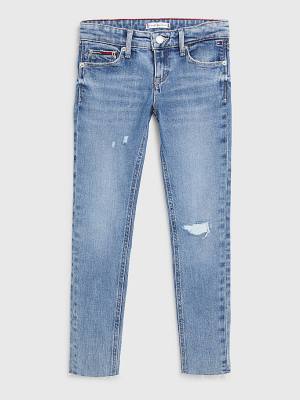 Denim Tommy Hilfiger Nora Distressed Girls' Jeans | TH123EPC