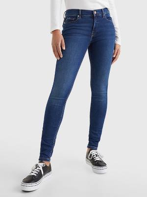 Denim Tommy Hilfiger Nora Mid Rise Skinny Women's Jeans | TH461HTX