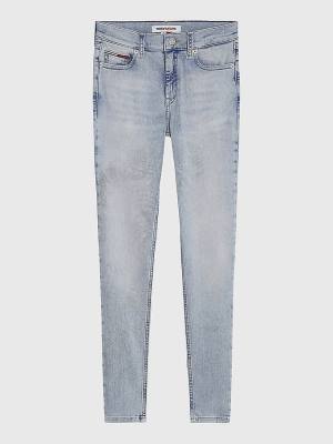 Denim Tommy Hilfiger Nora Mid Rise Skinny Ankle Women's Jeans | TH516YWQ